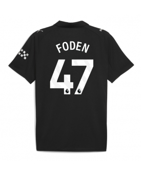 Billige Fotballdrakt Manchester City Phil Foden #47 Replika Bortedrakt 2025-26 Kortermet Billige Fotballdrakt Manchester City Phil Foden #47 Replika Bortedrakt 2025-26 Kortermet